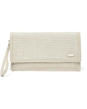 Peserico Bolso De Mano Tejido - Blanco