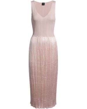 BOSS Pleated Dress - Pink