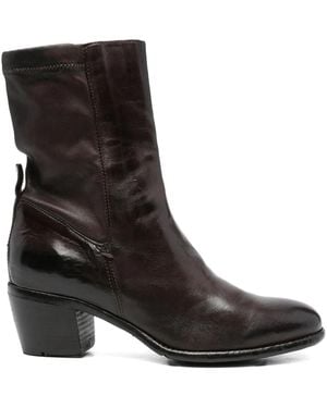LEMARGO 60Mm Zipped Leather Ankle Boots - Black