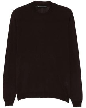 Low Brand Pull À Manches Longues - Black