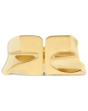 Courreges Anello A Sigillo Ac - Metallizzato