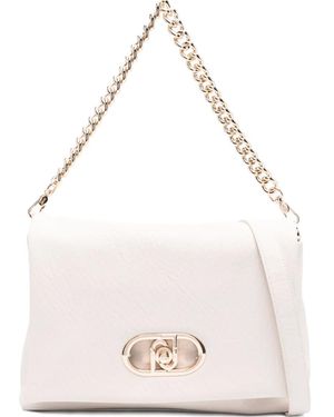 Liu Jo Large Lapuffy Shoulder Bag - White