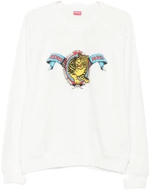 KENZO Tiger Academy Sweatshirt - White
