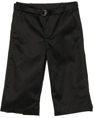 Sacai Belted Chino Trousers - Black