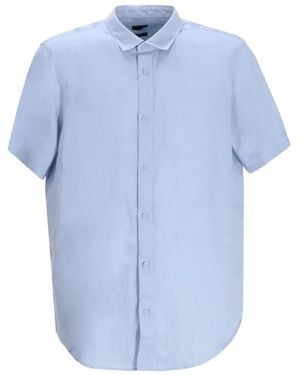 ARMANI EXCHANGE Chemise En Lin - Bleu