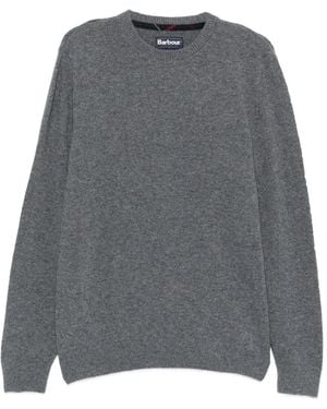 Barbour Wool Crewneck Jumper - Grey