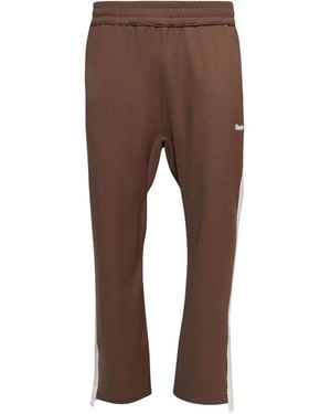Rhude Hampton Side-Striped Track Pants - Brown