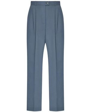 The Row Ragnar Pleated Trousers - Blue