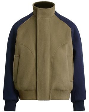 Balmain Bomber Vintage Con Ricamo - Verde