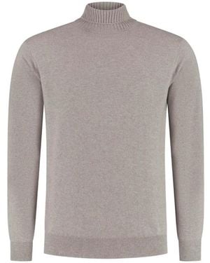 Doriani Roll-Neck Knitted Jumper - Grey