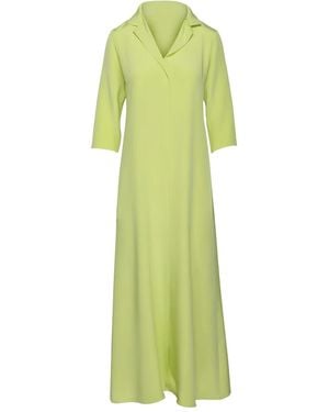 Peter Cohen Frolic V-Neck Maxi Dress - Green
