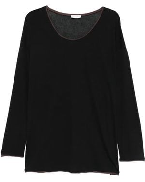 Ruohan Haut À Manches Longues Charcoal Toma - Black