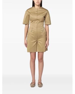 Thelatest Cotton Playsuit - Natural