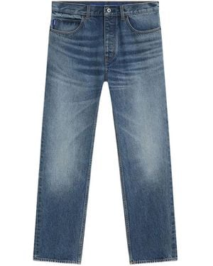 HUGO Five-Pocket Design Faded Jeans - Blue