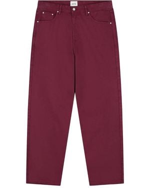 Arte' Logo-Print Jeans - Red