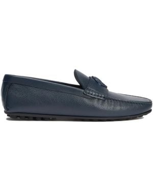 Roberto Cavalli Leather Loafers - Blue