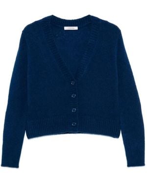 Dorothee Schumacher V-Neck Button-Fastening Cardigan - Blue