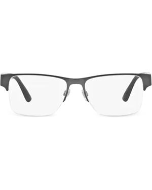 Polo Ralph Lauren Rectangle-Frame Glasses - White