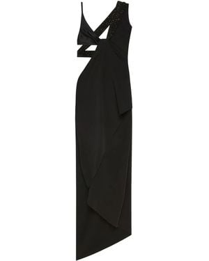 Courreges Asymmetric Dress - Black