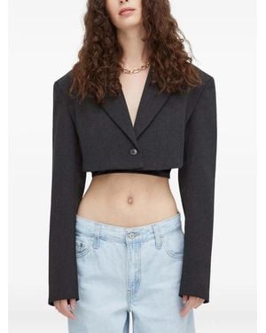 Herskind Buttoned Bolero Top - Blue