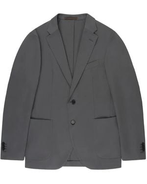 Incotex Single-Breasted Blazer - Grey