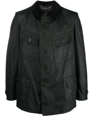 Maison Margiela Coated Waxed Jacket - Black