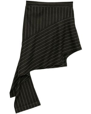 Monse Deconstructed Pajamas Skirt - Black