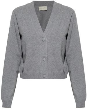 Officine Generale Serena Cardigan mit V-Ausschnitt - Grau
