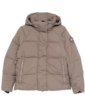 Canada Goose Plumífero Junction Con Cuello Alto - Gris