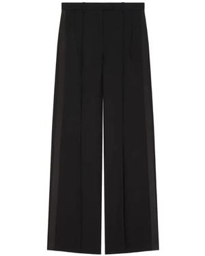 Givenchy Tuxedo Double-Pleat Pants - Black