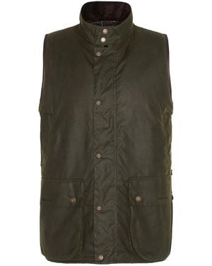 Baracuta ボタン ベスト - グリーン