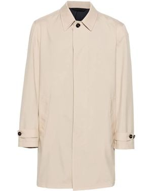 Brioni シングルパーカーコート - ナチュラル