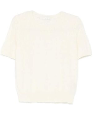 ABSOLUT CASHMERE T-Shirt Amaya En Cachemire - Blanc