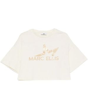 Marc Ellis Logo-Print T-Shirt - White