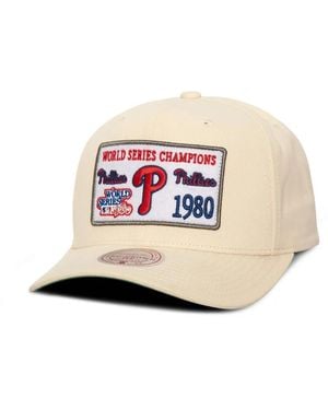 Mitchell & Ness Philadelphia Phillies 1980 Curved Peak Cap - Pink