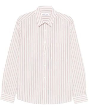 Samsøe & Samsøe Saryan X Striped Pocket Shirt - White