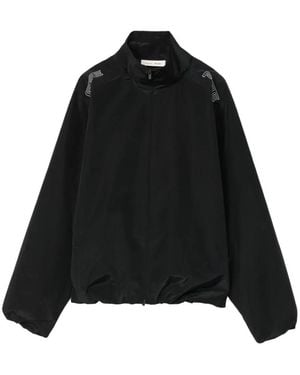 Fear Of God Logo-Print High-Neck Jacket - Black