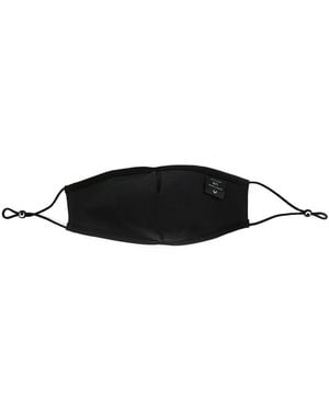 Marine Serre Logo-Embroidered Face Mask - Black