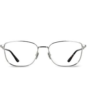 Lacoste Brille Mit Logo-Gravur - Weiß