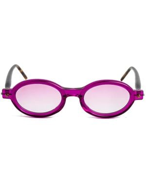 Kuboraum P6 Round-Frame Sunglasses - Pink