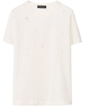 Fabiana Filippi ジャージー Tシャツ - ホワイト