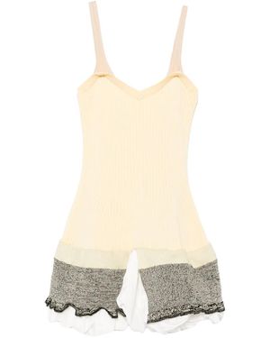 Toga Sleeveless Dress - White