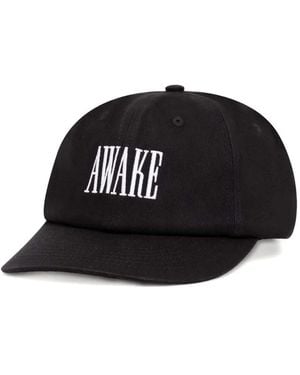 AWAKE NY Baseballkappe Mit Logo-Stickerei - Schwarz