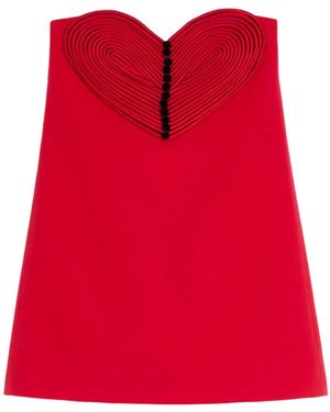 Valentino Garavani Embroidered Heart Mini Dress