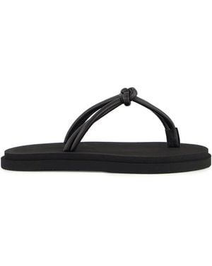 Emme Parsons Knot Pool Slides - Black