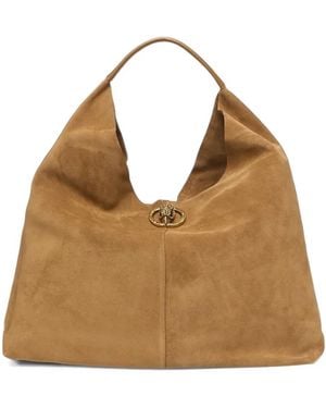 Kurt Geiger Large Chelsea Slouch Bag - Natural