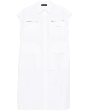 Fabiana Filippi Zip Pocket Dress - White