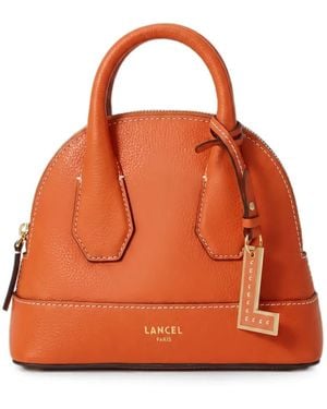 Lancel Logo-Print Tote Bag - Orange