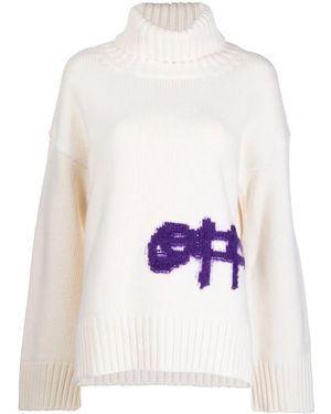 Off-White c/o Virgil Abloh Coltrui Met Logo - Wit
