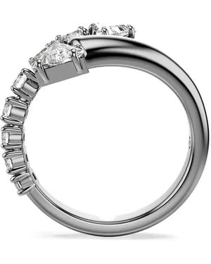 Swarovski Crystal Embellished Ring - Metallic